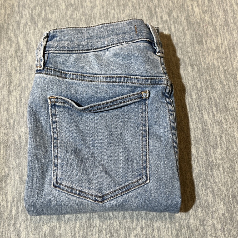 Free People Skinny Jeans Women Sz‎ 27 Light Blue Wash Stretch Boho Festival EUC - Picture 9 of 9